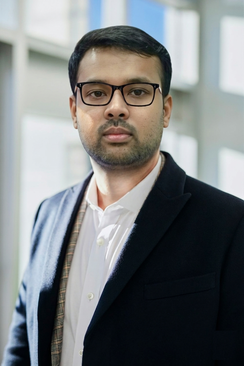 Professional business consultant in a dark executive setting